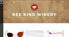 Desktop Screenshot of beekindwinery.com